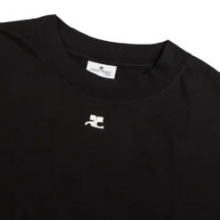 T-Shirts*Courreges Oversized T-Shirt Black