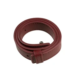 Taschen*Courreges Reedition Leather Camera Bag Dark Red
