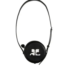 Taschen*Courreges Reedition Leather Circle Bag Black