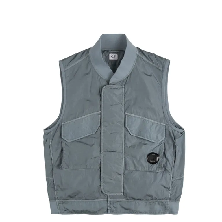 Westen*C.P. Company Chrome-R Lens Vest Stormy Weather