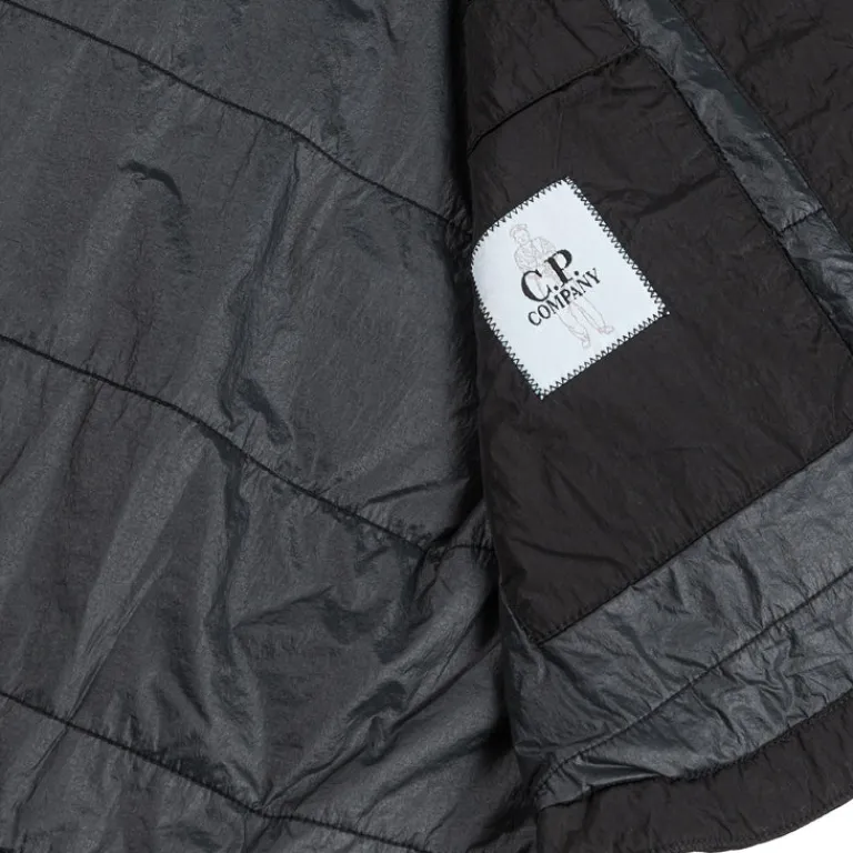 Jacken*C.P. Company Chrome-R Padded Overshirt Black