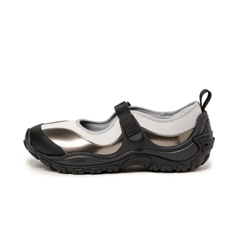 Vegane Sneaker|Ballerinas*Crocs Terre Ballet Black / Silver Metallic