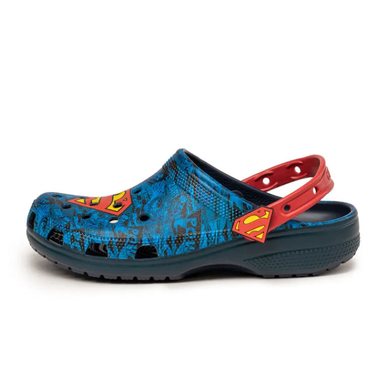 Vegane Sneaker|Mules & Slides*Crocs x DC Comics Classic Clog *Superman* Multi