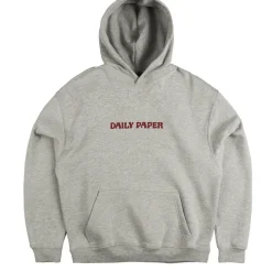 Hoodies*Daily Paper Chain Stitch Oversized Hoodie Grey Melange