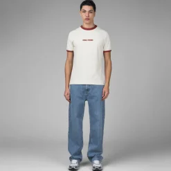 T-Shirts*Daily Paper Dotted Type T-Shirt Beige