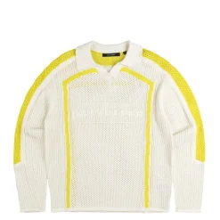Knitwear*Daily Paper Football Knit Sweater White