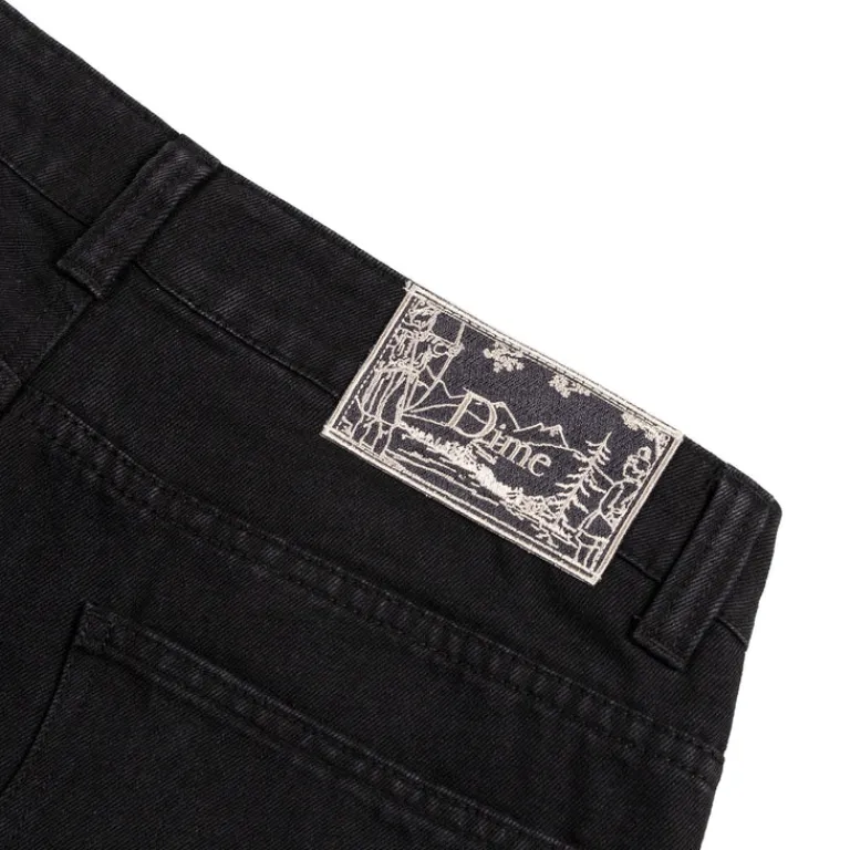 Shorts*Dime Carpenter Denim Shorts Jet Black