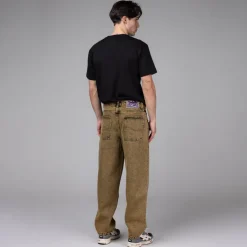 Hosen*Dime Classic Baggy Denim Pants Overdyed Gold