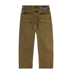 Hosen*Dime Classic Baggy Denim Pants Overdyed Gold