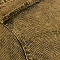 Hosen*Dime Classic Baggy Denim Pants Overdyed Gold
