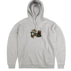Hoodies*Dime Classic Fuzzy Hoodie Ash