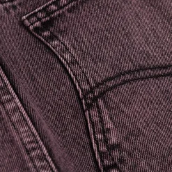 Hosen*Dime Classic Relaxed Denim Pants Overdyed Plum