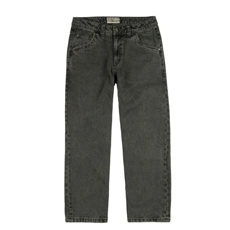 Hosen*Dime Classic Relaxed Denim Pants (Faded Green)
