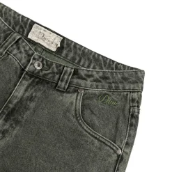 Hosen*Dime Classic Relaxed Denim Pants (Faded Green)