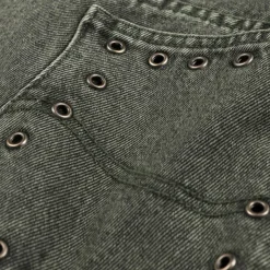 Hosen*Dime Classic Relaxed Denim Pants (Faded Green)