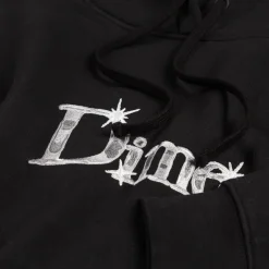 Hoodies*Dime Classic Shiny Hoodie Black