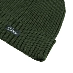 Beanies*Dime Cursive Fold Beanie Forest