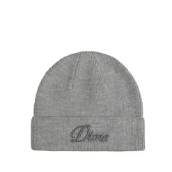 Beanies*Dime Cursive Wool Fold Beanie Heather Gray