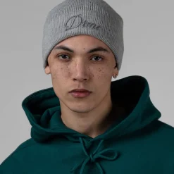 Beanies*Dime Cursive Wool Fold Beanie Heather Gray