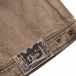 Jacken*Dime Dipped Denim Jacket Dipped Sandblasted Brown