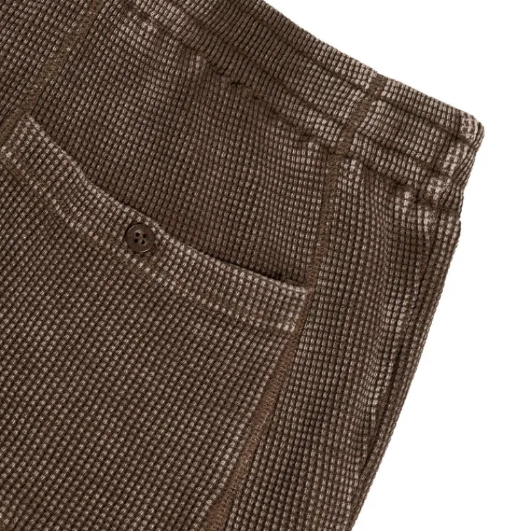 Shorts*Dime Fighter Waffle Shorts Brown Washed