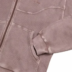Hoodies*Dime Premium Waffle Zip Hoodie Faded Mauve