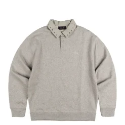 Crewnecks*Dime Wave Rugby Sweatshirt Heather Gray