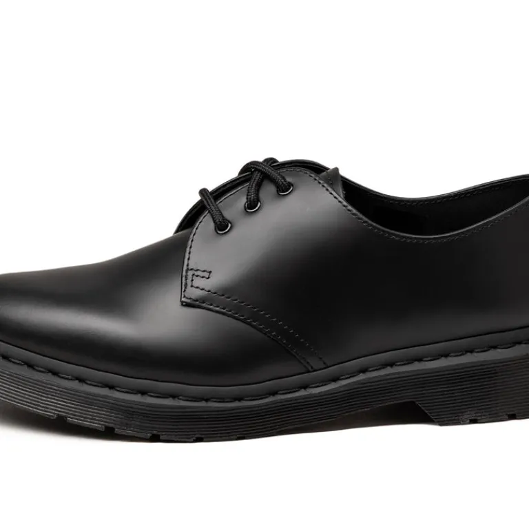 Leder Sneaker*Dr. Martens 1461 *Mono* Black Smooth