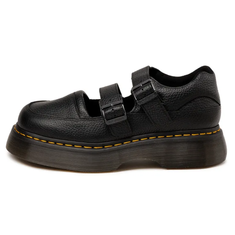 Leder Sneaker|Plateau Sneaker*Dr. Martens Buzz Mary Jane Black