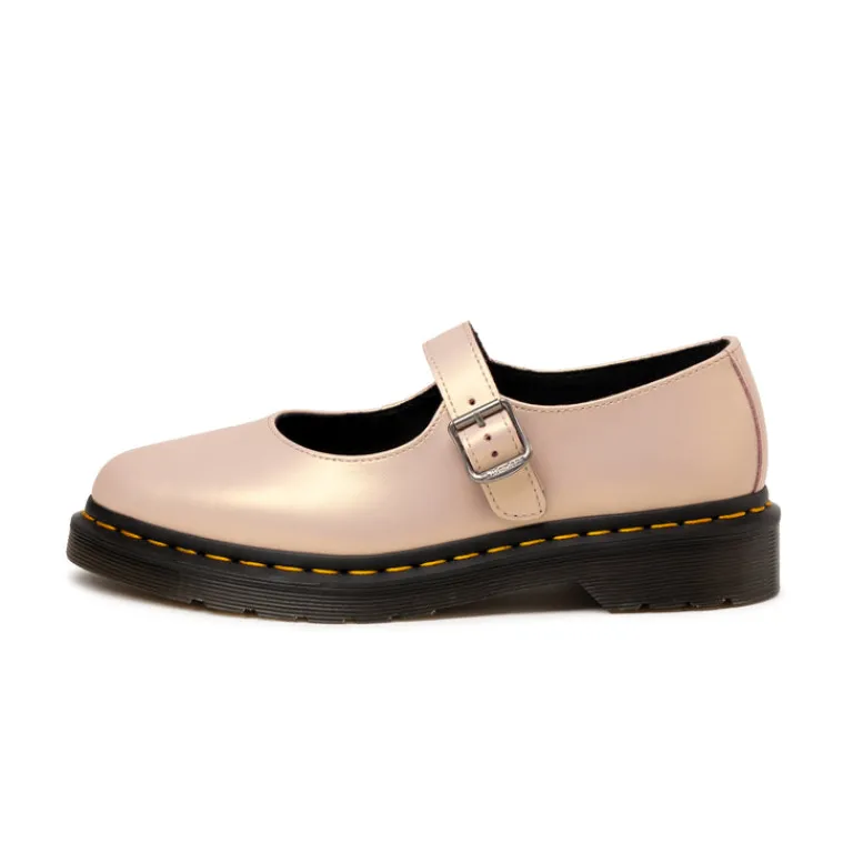 Leder Sneaker|Ballerinas*Dr. Martens Elphie Mary Jane Powder Pink / Gold Shift