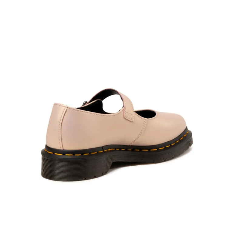 Leder Sneaker|Ballerinas*Dr. Martens Elphie Mary Jane Powder Pink / Gold Shift