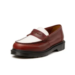 Leder Sneaker|Loafer*Dr. Martens Penton Loafer Burgundy / White