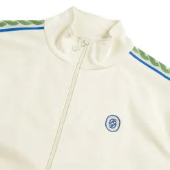 Crewnecks*Drole de Monsieur La Track Jacket Tresse Off White