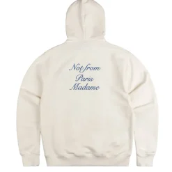 Hoodies*Drole de Monsieur Le Hoodie Slogan Cursive Off White