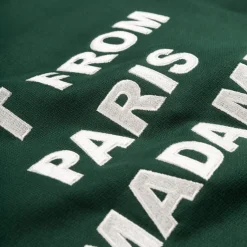 Hoodies*Drole de Monsieur Le Hoodie Slogan Dark Green