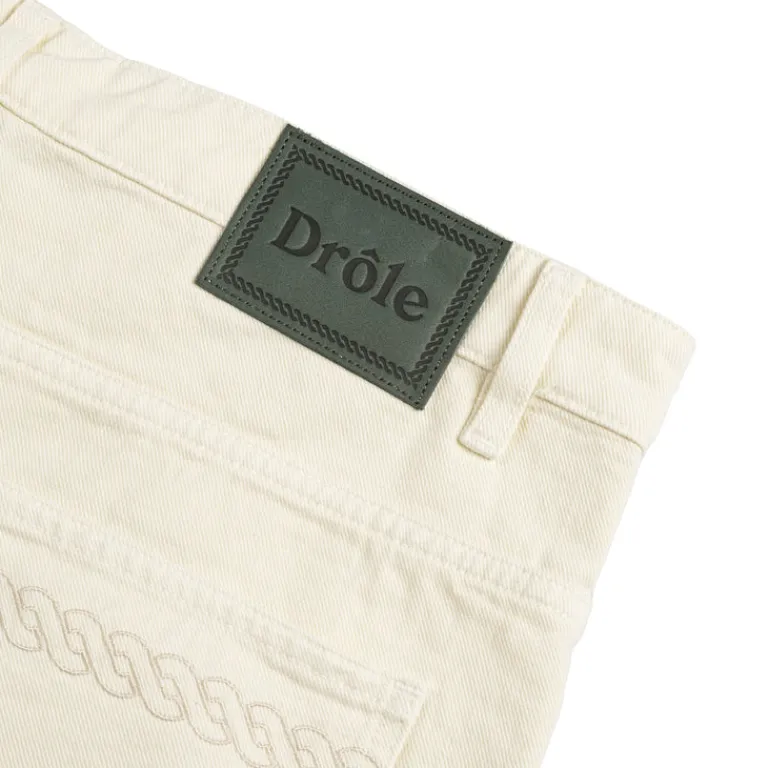 Shorts*Drole de Monsieur Le Short Baggy Ecru Off White