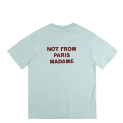 T-Shirts*Drole de Monsieur Le T-Shirt Slogan Light Blue