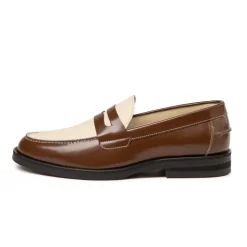 Loafer|Leder Sneaker*Duke + Dexter Wilde Loafer Chestnut / White