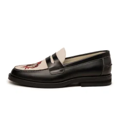 Leder Sneaker|Loafer*Duke + Dexter Wilde Penny Loafer Fire Tiger