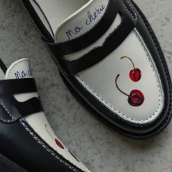 Leder Sneaker|Loafer*Duke + Dexter Wilde Penny Loafer W Cherry