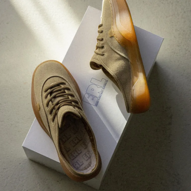 Leder Sneaker|Chunky Sneaker*ERL Camino Low Skate Mule Brown