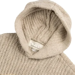 Knitwear*ERL Silk Swirl Knit Hoodie Grey