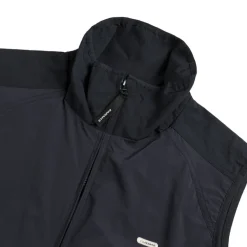 Westen*Farah Japan Stand Collar Zip Up Vests Navy