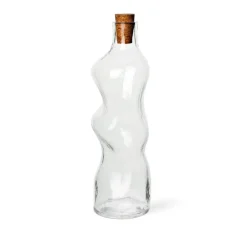 Geschirr|Küche*Ferm Living Dimple Bottle Clear