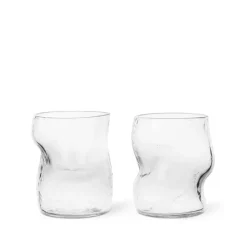 Geschirr|Küche*Ferm Living Dimple Glasses Clear