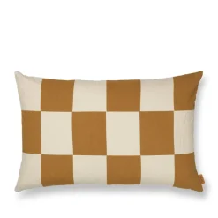 Schlafzimmer*Ferm Living Fold Patchwork Cushion Sugar Kelp / Undyed