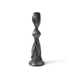 Kerzen & Raumdüfte*Ferm Living Gale Candle Holder - Medium Blackened Aluminium