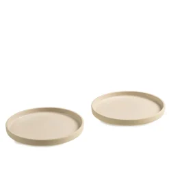 Geschirr*Frama Otto Ceramic Plates Set Of Two Small Natural
