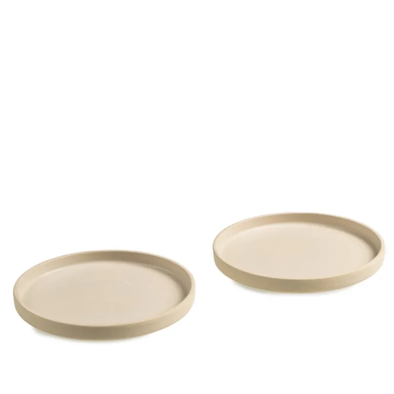 Geschirr*Frama Otto Ceramic Plates Set Of Two Small Natural