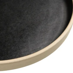 Geschirr*Frama Otto Ceramic Plates Set Of Two Small Black